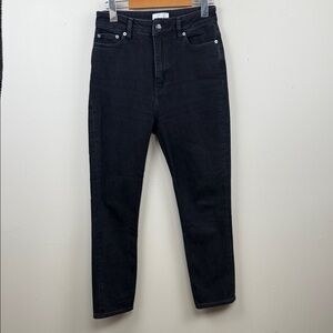 GANNI Black High-Waisted slim Jeans 26 euc